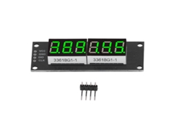 Módulo de pantalla digital LED verde de 6 dígitos y 7 segmentos de 0,36 pulgadas TM1637 5V