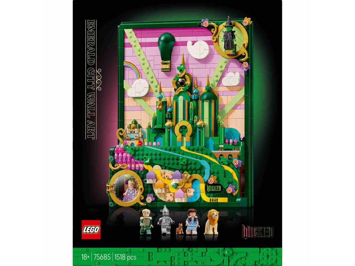 Arte mural de la Ciudad Esmeralda Lego 75685