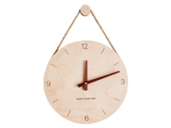 Reloj de pared silencioso de 12 pulgadas, decoración retro y simulación de vida Kofihety