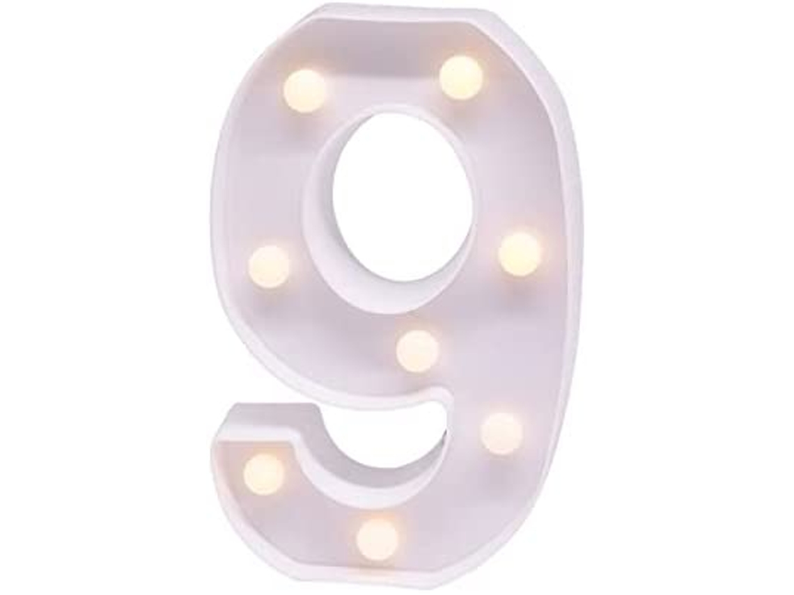 Letras com Luzes Led para Decoração de Interiores 9
