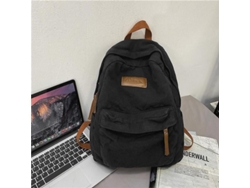 2026-mochila De Colegio Estilo Pareja Unisex Cool De Lona Verde Moda Portátil 20-35l Nx Negro
