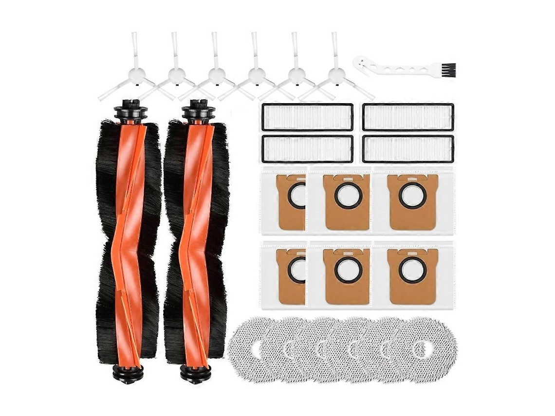 Accessory Set For X20+ / X10+ Robot Vacuum Cleaner,main Brush, Dust Bags, Mop Pads, Side Brushes, H
