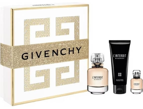 Cofre de Perfume GIVENCHY L'Interdit Eau de Parfum (50 ml) + Miniatura Eau de Parfum (10 ml) + Loción Corporal (75 ml)