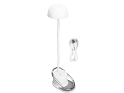Lámpara de oficina LED USB recargable 2026 con protección ocular regulable y clip ajustable de 360° para leer en el dormitorio y en la mesita de noche.