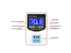 Controlador De Temperatura Digital Inteligente De Alta Precisión Zfx-2140a Con Sensor Ntc Para Congeladores, Refrigeradores E Incubadoras.