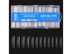 Kit Completo De Gel Suave Para Extensiones De Uñas, De Fácil Aplicación Y Removible Con Acetona.