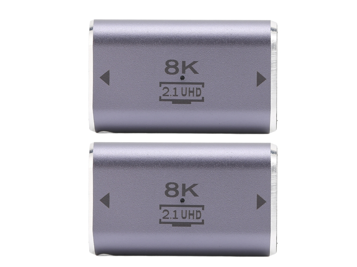 Adaptador Acoplador Hembra A Hembra De 2 Piezas, Interfaz Multimedia Hd 8k 3d Para Proyectores Hdtv.