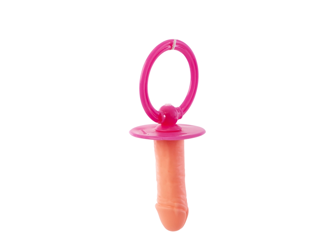 Chupete con forma de pene 16x7x7cm Sin Brand