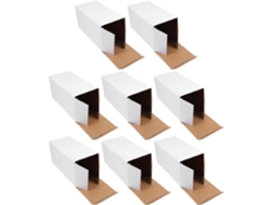Juego De 8 Cajas De Envío Resistentes, Ideales Para Embalaje.