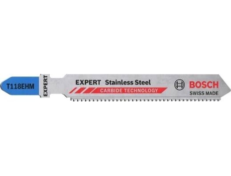 Láminas de Sierra de Calar BOSCH T 118 Ehm Expert ‘Stainless Steel’ 3 Un para Sierra de Calars Verticais