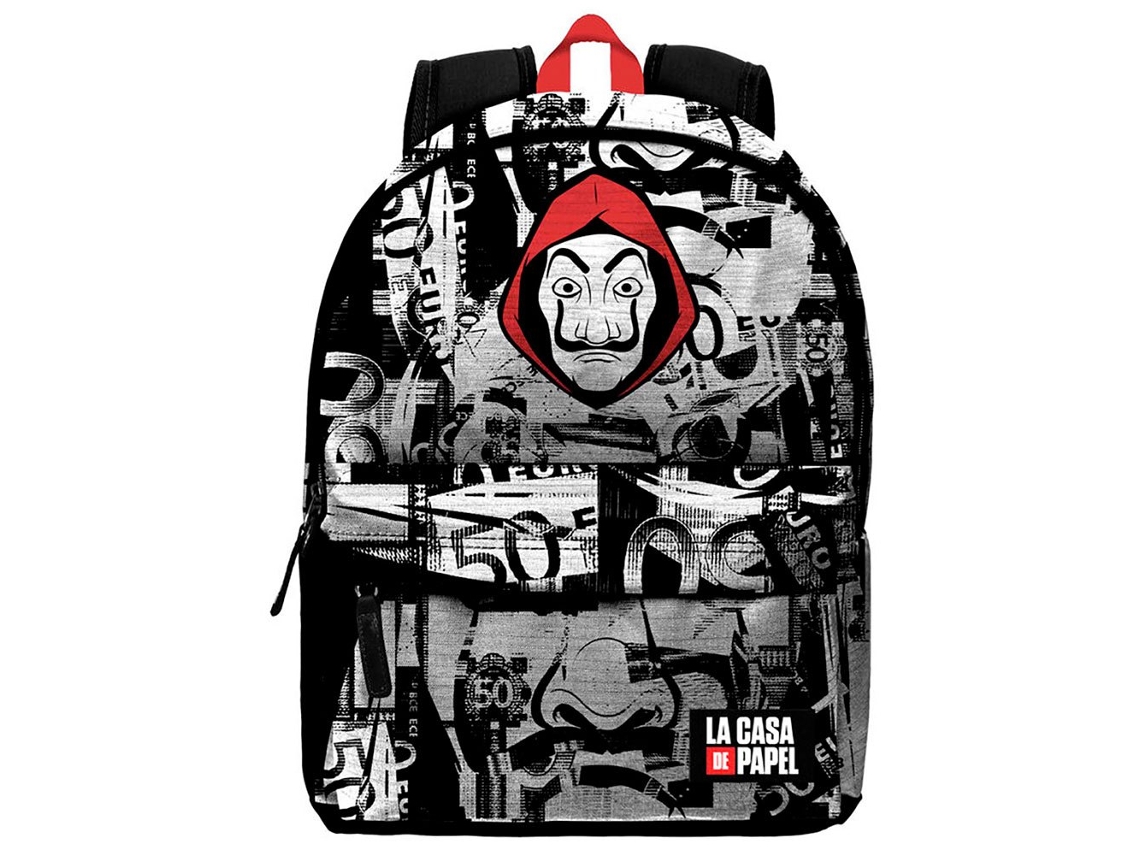 Mochila Unisex KARACTERMANIA Roubo de money 45 cm (Preto - Tamanho Único)
