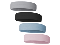 4 Diademas Deportivas Antideslizantes De Seda Helada Para Yoga, Correr, Ciclismo Y Fitness.