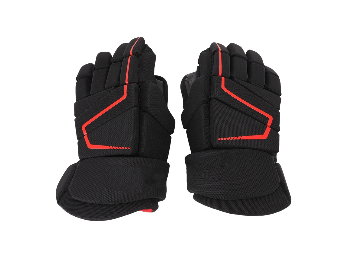 2026-guantes De Hockey De Hielo Y Roller Nylon Eva Espuma Protector Breathable Para Jugadores Rojo 27.93cm/11in