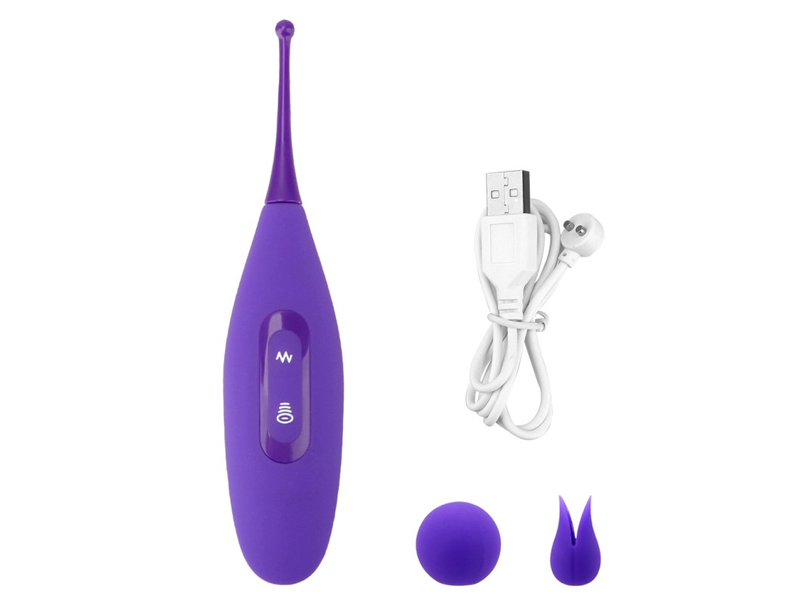 Vibrador De Masaje De Succin 2 En 1 Con 8 Modos Para Mujeres (prpura)