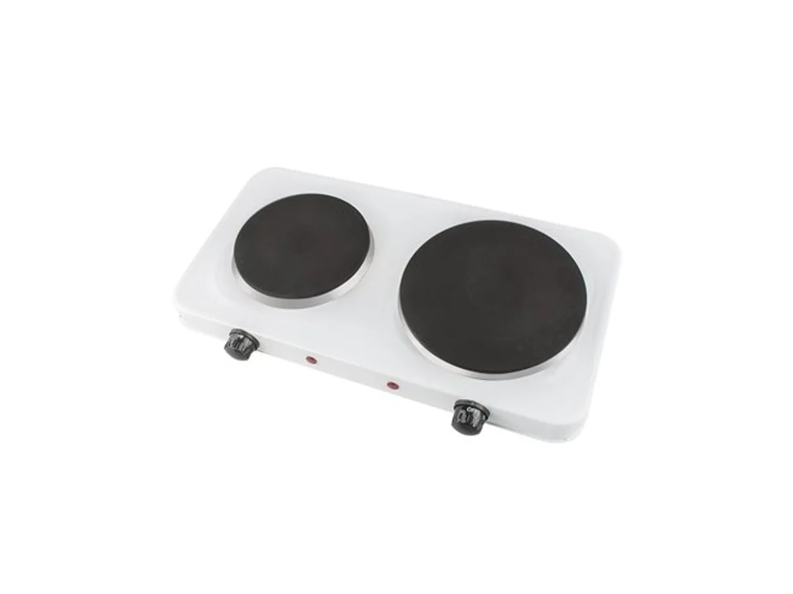 Cocina Eléctrica Blanca 2 Fuegos 2500w Küken Kuken