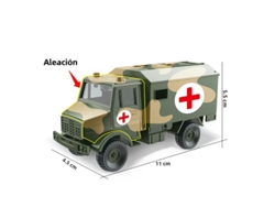 Coche De Juguete De Simulación Militar De Metal Para Niños A Escala 1:50