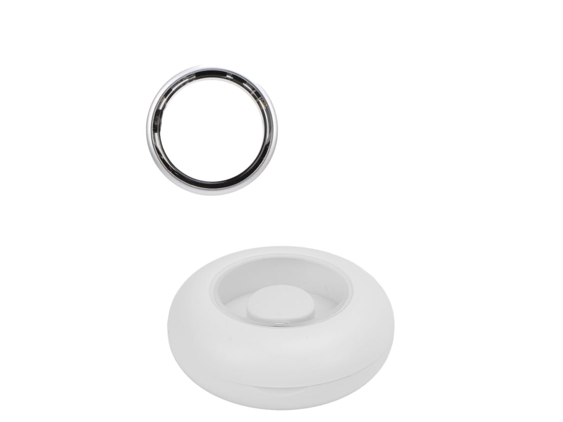 Anillo Inteligente (modos Deportivos Completos, Fotografía Por Gestos) Anillo Inteligente Ultrafino Resistente Al Agua 5atm Con Estuche De Carga Plata