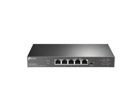 Switch TP-LINK TL-SG105PP-M2 (Negro - RJ45 - Ethernet LAN - PoE x 1 - PoE - RJ45 x 5)
