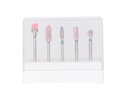 Set Rebe con 10 brocas, herramientas para pulir uñas, ideal para manicuras y pedicuras con aparatos eléctricos.