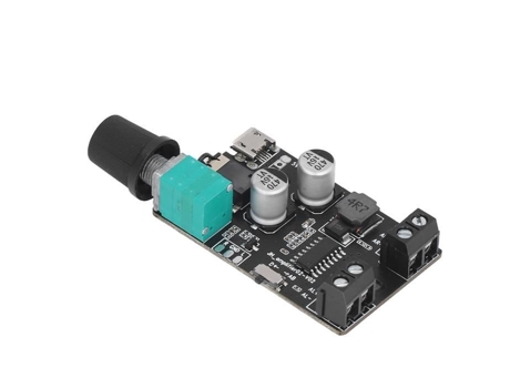 HURRISE Mini Placa Amplificadora Estéreo 2 Modos 5W-50W Módulo Amplificador de Altavoz