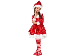 Disfraz de Niña DISFRAZZES Mamá Noel Eléctrica (Talla: 3 a 4 años)
