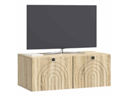 Maison Exclusive - Mueble Para Tv De Pared Roble Sonoma 78,5 X 41 X 30 Cm