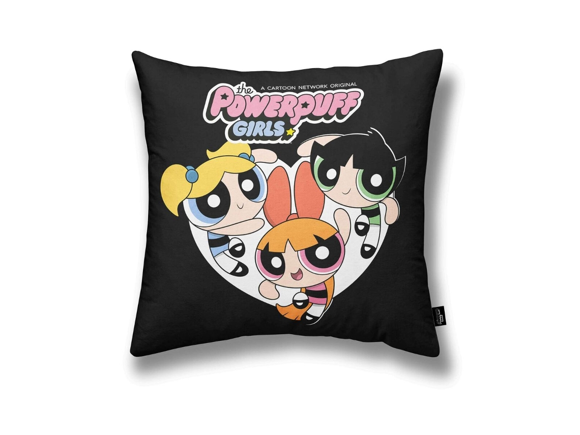 Funda de cojín POWERPUFF GIRLS Powerpuff B (Negro - Multicolor)