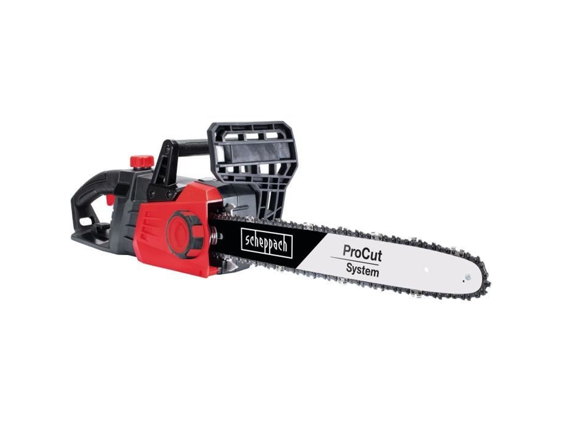 Motosserra elétrica SCHEPPACH CSE2700 - 45,5 cm - 2700 W - Preto e vermelho