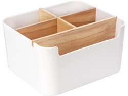 Organizador multiusos, solución de almacenamiento de escritorio de construcción sólida para el hogar y la oficina, divisores ajustables, mano de obra exquisita