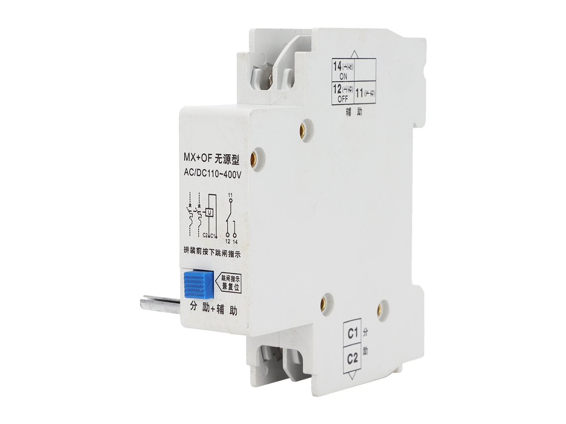 Contacto Auxiliar De Desconexión Por Derivación Mx+of Para Interruptor Dz47 En Miniatura