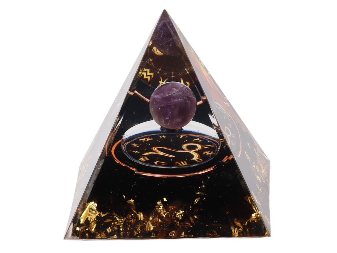 Pirámide De Orgonita De 5 Cm Para Sanación, Energía Positiva, Meditación, Generador De Energía, Capricornio