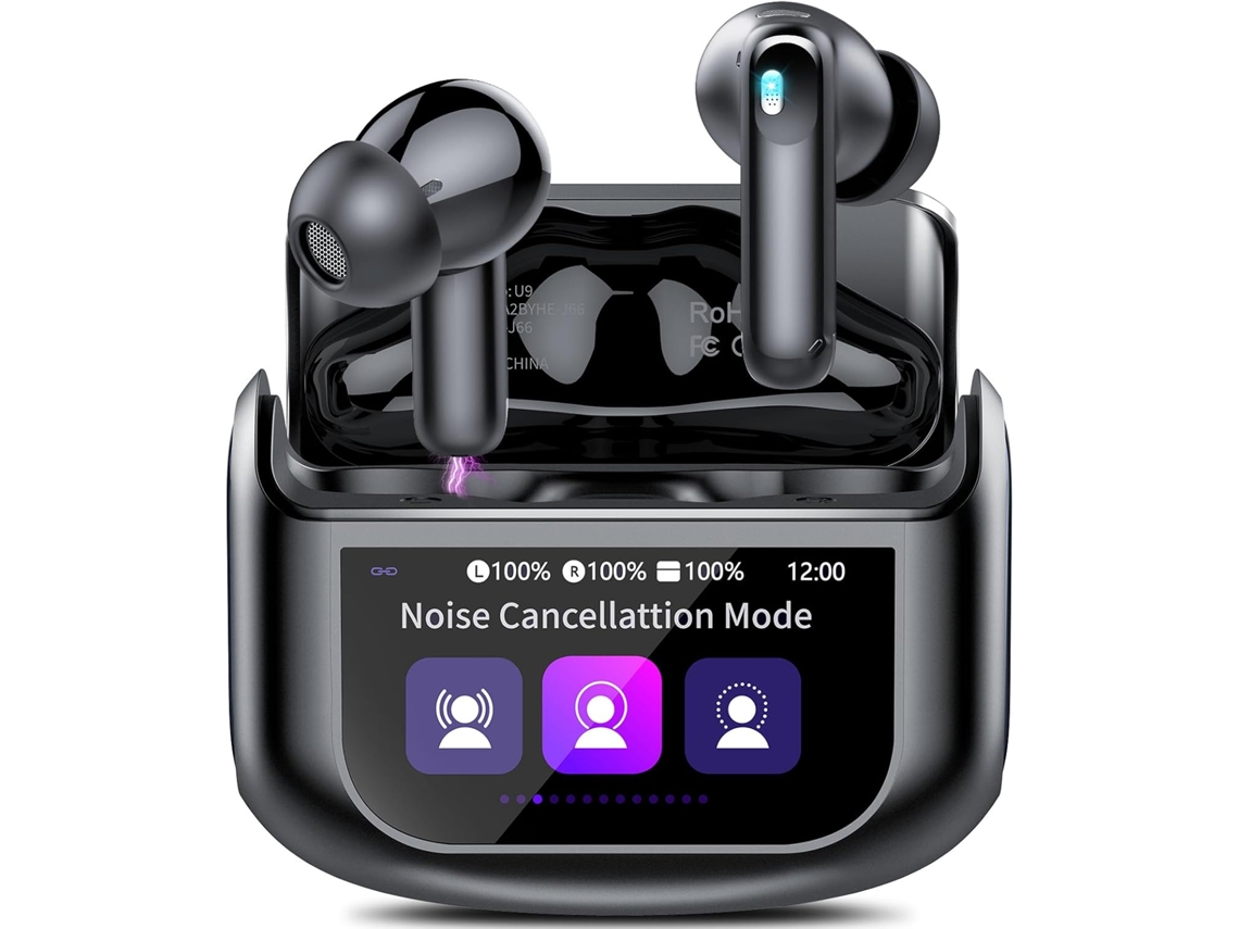 Auriculares Bluetooth, reducción de ruido, ENC, baja latencia, micrófono, estéreo Hi-Fi, para teléfonos móviles y ordenadores, gris JIAPEI
