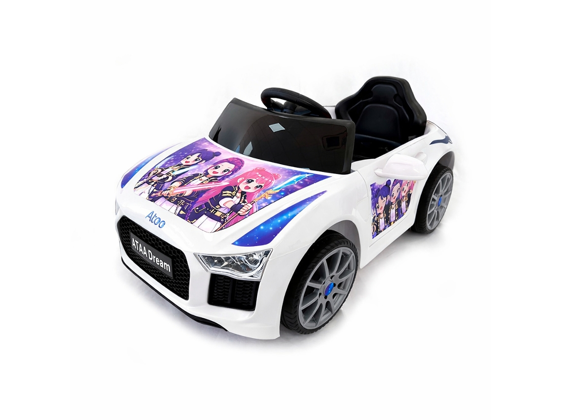 Coche eléctrico K-pop edición limitada blanco