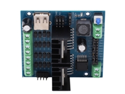 Módulo controlador 2026as-L298n, placa de control de motor de 4 canales, componente electrónico inteligente