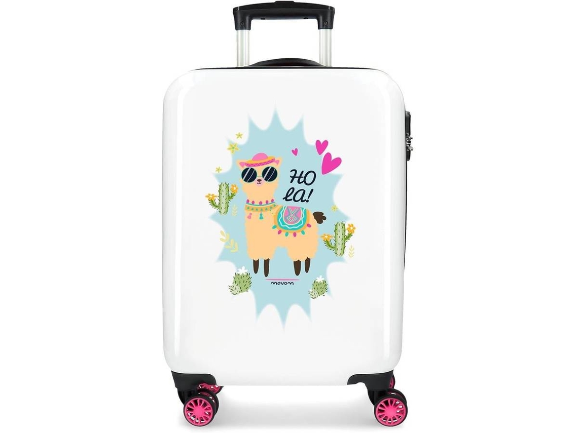 Maleta De Cabina Movom Happy Time Blanco (55x38x20cm - 34l)