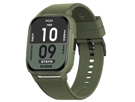Smartwatch, pantalla de alta definición de 2,01 pulgadas, múltiples modos deportivos, verde CHRONUS