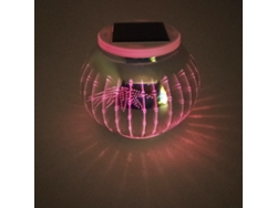 Rebe-linterna Solar Exterior 3d Electrolítica Con Control Inteligente Ip55 Impermeable Luz Blanca Y Degradado Colorido Para Jardín Y Patio