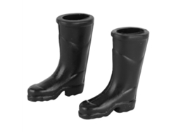1 Par De Botas De Lluvia En Miniatura A Escala 1:12 Para Accesorios Decorativos De Casas De Muñecas.