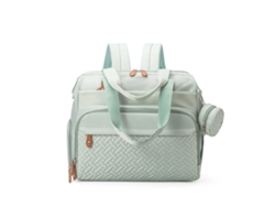 Bolso bandolera impermeable y ligero para maternidad/bebé, ideal para salidas y durante el embarazo. Color Yunzii Matcha.