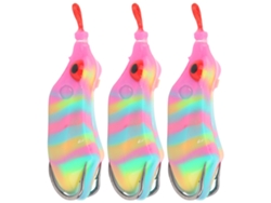 Kit De 3 Señuelos De Pesca Artificiales De Plástico Blando Realistas, 7 Cm, 60 G, Señuelos De Natación