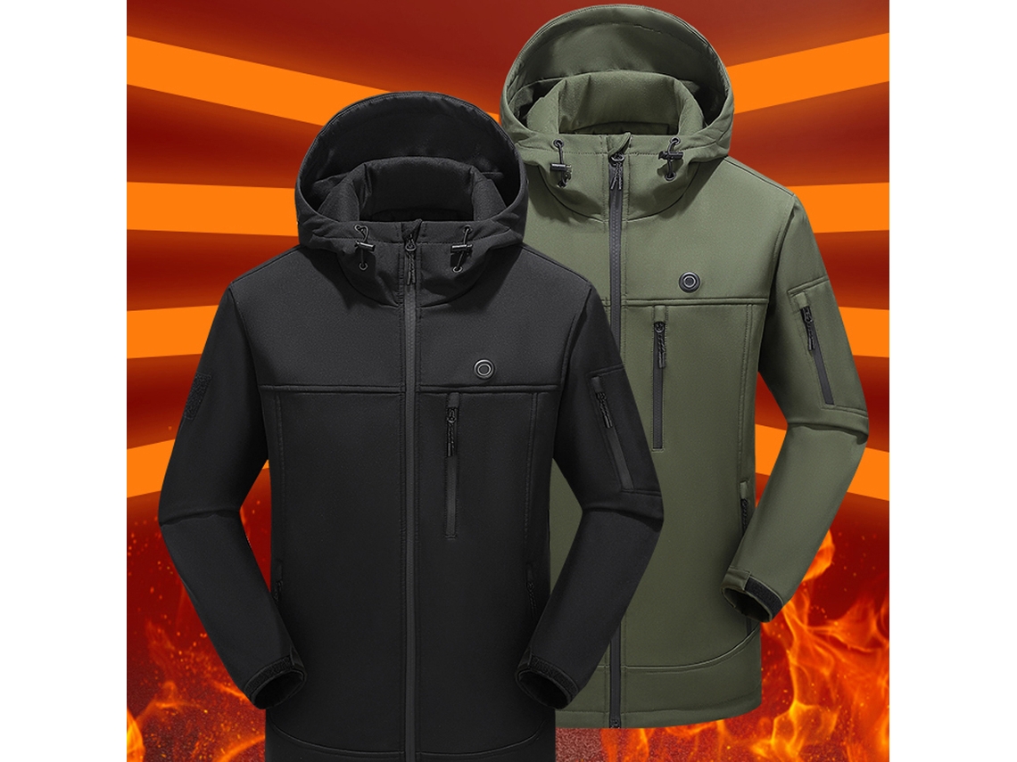 Chaqueta Eléctrica Con Calefacción Usb Para Uso Invernal Al Aire Libre, Ropa Térmica Flexible Para Pesca Y Senderismo.