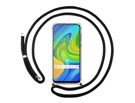 Carcasa Xiaomi Redmi Note 9 TUMUNDOSMARTPHONE Colgante Negro