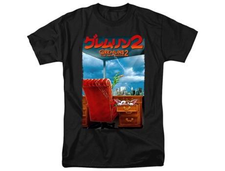 Camiseta ROCKINSTONE Póster japonés Gremlins 2 The New Batch (M)