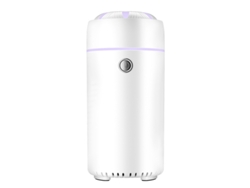 Difusor ultrasónico portátil para coche, USB, para uso doméstico o en coche, en aerosol, blanco Sfushos