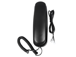 Telefone Fixo Mali com Fio, Multifuncional, Som Claro, Parede, Casa, Hotel, Preto