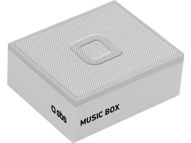 Altavoz Bluetooth SBS Blanco