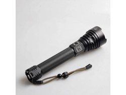 Linterna Led Recargable E Impermeable Ultra Potente De 2025 Lúmenes Con 6000 Lúmenes Y Zoom.