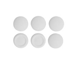 Kit De Capas Para Thumbstick Do Controle Edge 6 Em 1 Acessórios De Grip De Alto Desempenho Branco