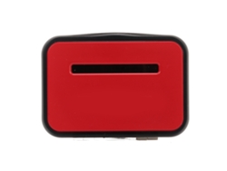 Podómetro 3d Sencillo Con Clip Para Hombres Y Mujeres, Cuenta Pasos, Distancia, Calorías, Funciona Con Pilas Y Energía Solar, Color Rojo.