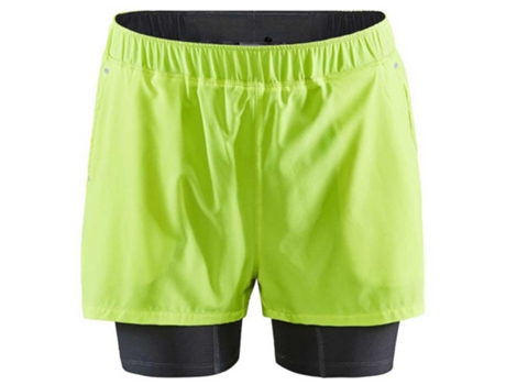 Pantalones para Hombre CRAFT Adv Essence 2 In 1 Verde para Corrida (S)